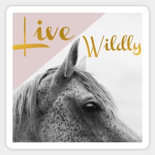 Live Wildly Sticker